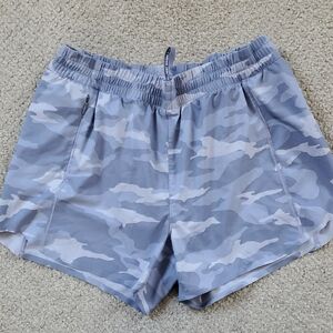 Athleta Girl Gray Camo Athletic Shorts